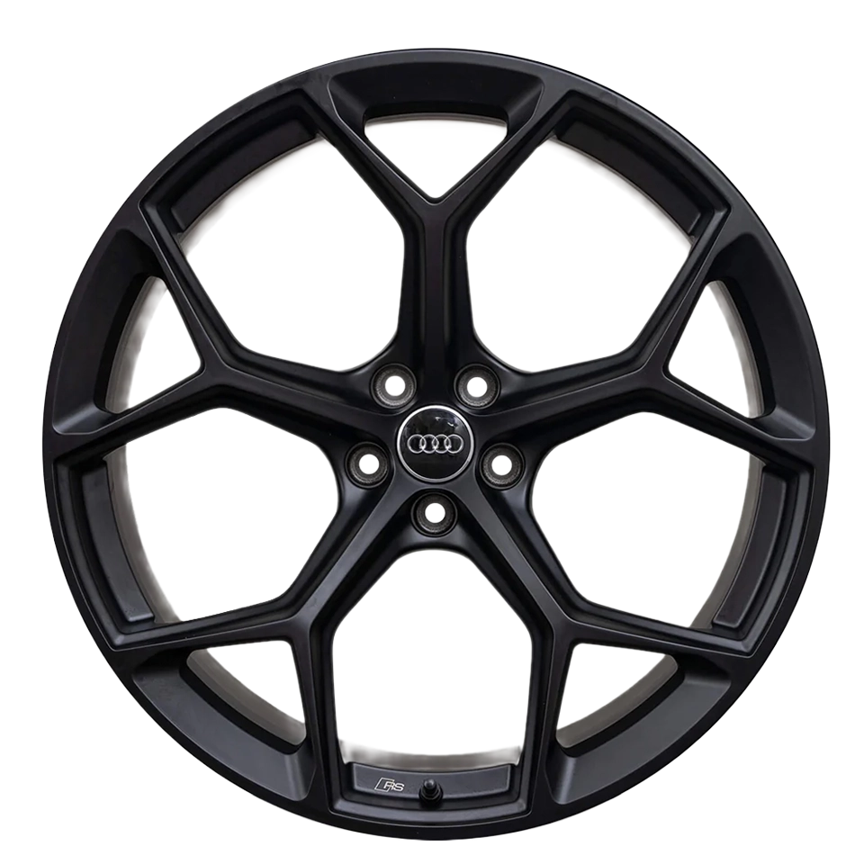 Black Audi wheel
