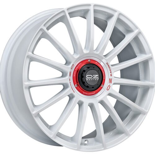 OZ Superturismo Evoluzione WRC Race White Red Lettering
