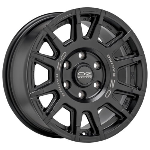 OZ Rally Legend Matt Black Dark Lettering