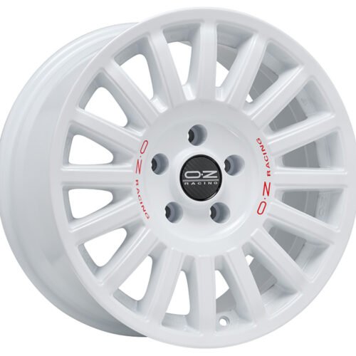 OZ Rally Raid Race White Red Lettering