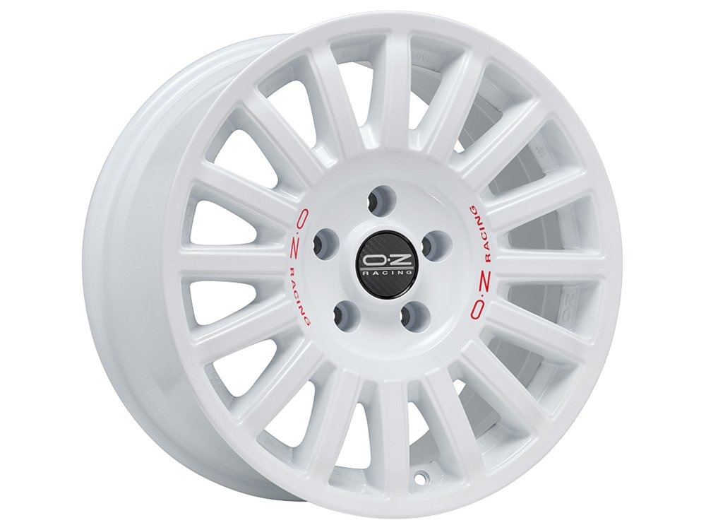OZ Rally Raid Race White Red Lettering