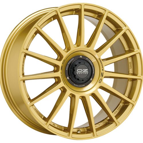 OZ Superturismo Evoluzione Race Gold Black Lettering