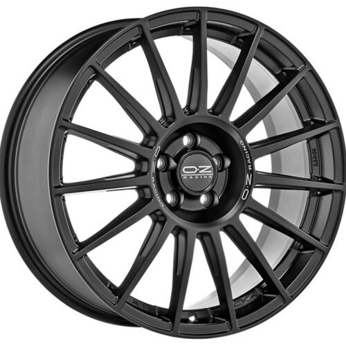 OZ Superturismo Dakar Matt Black Red Lettering