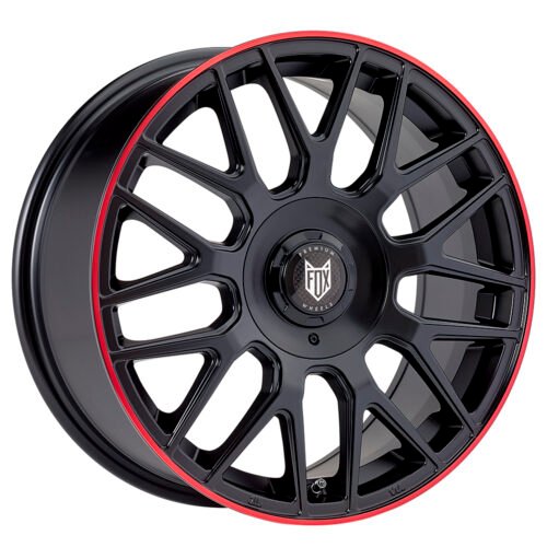 FOX VR3 Satin Black Red Lip