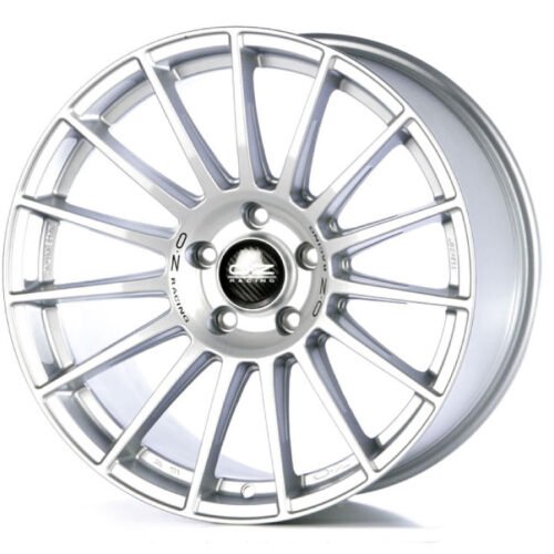 OZ Superturismo Dakar Matt Race Silver Black Lettering