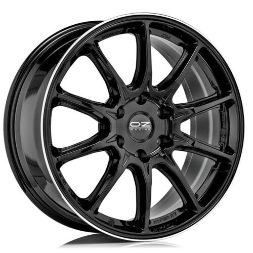 OZ Hyper XT HLT Off-Road Gloss Black Diamond Lip